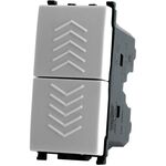 EL1992 - Doppio pulsante 250V 10A Bianco compatibile Vimar Plana - Compatibile Vimar Plana