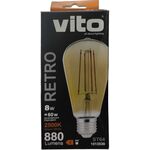 EL2125 - Lampadina LED retro 8W 880Lm E27 2500K luce calda - Lampade LED