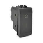 EL2132 - Interruttore bipolare 16A-250V nero compatibile Living International - Compatibile Living International