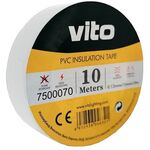 EL2335 - Nastro isolante 15mm 10m bianco Vito - Nastro isolante