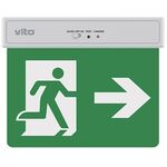 EL2427 - Lampada LED uscita d'emergenza 2W 6500k luce fredda - Illuminazione di Sicurezza