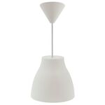 EL265 - Lampadario da soffitto pendente E27 Φ205x180x650mm bianco - Illuminazione da Interno