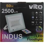 EL279 - Faretto LED RGB+W dimmerabile 50W 2500Lm - Illuminazione da Esterno
