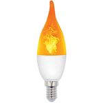 EL287 - Lampadina LED effetto fiamma E14 3W luce calda 1400K Vito - Lampade LED