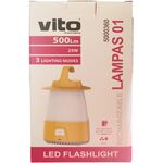 EL366 - Torcia LED ricaricabile 25W 500Lm 6000K luce fredda - Torce