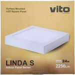 EL4070 - Pannello LED da parete 280x280 24W 2256Lm 3000K luce calda - Pannelli LED