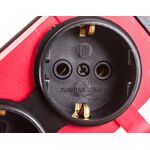 EL414 - Multipresa schuko 2 posti 2P+T IP44 rossa Vito - Connettività