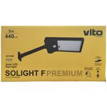 EL684 - Faretto solare LED 3W 440Lm luce fredda con sensore PIR e crepuscolare - Illuminazione da Esterno
