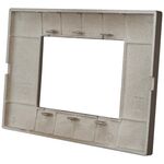 EL700 - Placca in tecnopolimero 3 posti color rame compatibile Vimar Plana - Compatibile Vimar Plana