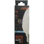 EL781 - Lampadina LED a candela E14 6W 523lm 6400k luce fredda - Lampade LED