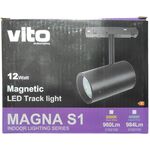 EL910 - Faretto LED magnetico per illuminazione da binario 12W 984Lm 4000K luce naturale - Illuminazione a binario