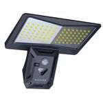 EL243 - Lampada solare per esterni 4W 550Lm 6400K IP44 con sensore PIR e crepuscolare - Illuminazione da Esterno