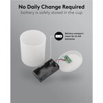 F1477 - Lumino rosso a LED bianco caldo 2xAA IP44 - Illuminazione da Esterno