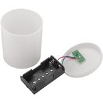 F1477 - Lumino rosso a LED bianco caldo 2xAA IP44 - Illuminazione da Esterno