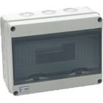 EL194 - Centralino da Parete 12 moduli con porta trasparente - piccolo - Scatole e quadri