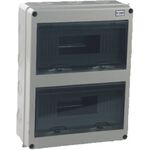 EL150 - Centralino da Parete 24 moduli con 2 porte trasparenti - Scatole e quadri