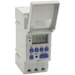 KA2216 - Timer temporizzatore elettronico 24h per guide Din (TH35) JVT3 Kanlux - Timer