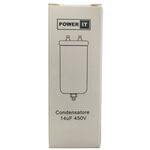 Q299 - Condensatore 14uF 450V con terminale M8 - Condensatori