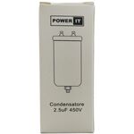 Q719 - Condensatore 2.5uF 450V con terminale M8 - Condensatori