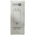 Q757 - Condensatore 25uF 450V con terminale M8 - Condensatori