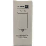 Q823 - Condensatore 8uF 450V con terminale M8 - Condensatori