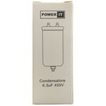 Q989 - Condensatore 6.3uF 450V con terminale M8 - Condensatori