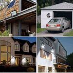 WB1257 - Kit faro LED dimmerabile 100W 6500K 7.000lm IP67 con pannello solare e telecomando - Illuminazione da Esterno