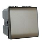 EL1545 - Interruttore campanello scuro 10A 250V compatibile Vimar Plana - Compatibile Vimar Plana