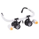 A9430 - Lente d'ingrandimento a occhiali con LED – 25x - Attrezzi e utensili
