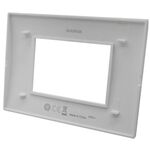 EL2444 - Placca 3 posti argento Soft Touch compatibile Living International - Compatibile Living International