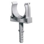 EL3203 - Clip fissatubo a tassello con vite 25mm confezione da 100 Elmark - Passacavi