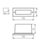 KA1112 - Lampada LED da incasso TAXI SMD 4000k 0.6W 10lm Kanlux - Lampade LED