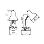 KA1000 - Lampada da scrivania SUZI HR-60-B Kanlux - Illuminazione da Interno