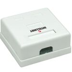 93232 - Presa a muro 2 prese RJ45 cat. 5E UTP Intellinet - Connettività