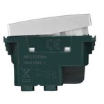 EL008 - Invertitore Grigio 16AX 250V compatibile Vimar Plana - Compatibile Vimar Plana