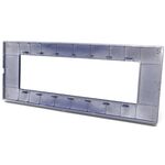 EL1298 - Placca in tecnopolimero 7 posti color blu compatibile Vimar Plana - Compatibile Vimar Plana