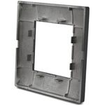 EL1334 - Placca in tecnopolimero 2 posti color nero compatibile Vimar Plana - Compatibile Vimar Plana