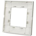 EL1493 - Placca in tecnopolimero 2 posti color grigio chiaro compatibile Vimar Plana - Compatibile Vimar Plana