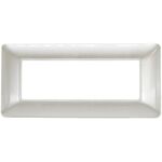 EL1513 - Placca 6 posti bianco perla compatibile Matix - Compatibile Matix