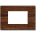 EL1556 - Placca 3 posti ciliegio compatibile Living International - Compatibile Living International
