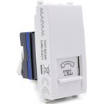 EL173 - Presa telefonica bianca compatibile Vimar Arké - Compatibile Vimar Arké 