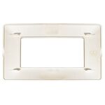 EL1756 - Placca in tecnopolimero 4P color sabbia compatibile Matix - Compatibile Matix