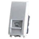 EL1994 - Presa telefono Bianco compatibile Vimar Plana - Compatibile Vimar Plana