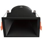 EL2002 - Supporto quadrato per faretto GU10 da incasso 83x83mm nero - Faretti LED