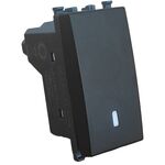 EL210 - Deviatore unipolare nero compatibile Vimar Arké - Compatibile Vimar Arké 
