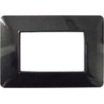 EL2109 - Placca in tecnopolimero 3P nero bistrò compatibile Matix - Compatibile Matix
