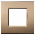 EL2110 - Placca in tecnopolimero 2 posti color sabbia compatibile Living International - Compatibile Living International