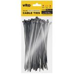 EL217 - Fascette fermacavi autobloccanti nere 3.6X150mm - 100 pezzi - Fascette