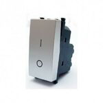 EL2212 - Interruttore bipolare grigio compatibile Vimar Plana - Compatibile Vimar Plana