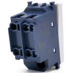 EL222 - Interruttore bipolare bianco compatibile Vimar Arké - Compatibile Vimar Arké 